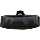 Gucci Red Leather GG Marmont Flap Crossbody Bag