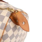 Louis Vuitton Monogram Damier Azur Speedy 30 Handbag