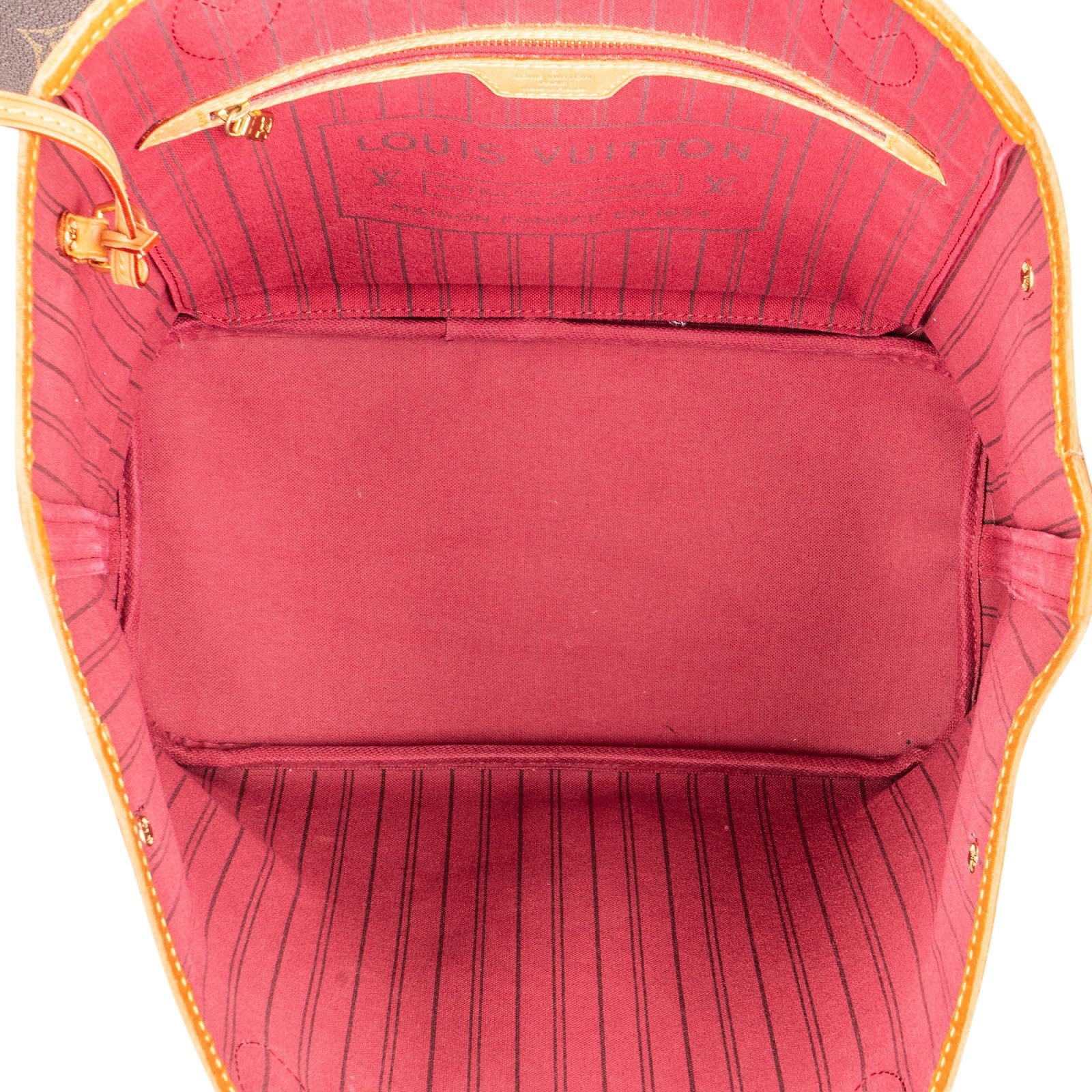 Louis Vuitton Monogram Canvas Neverfull MM Shoulder Bag - vintageandkickz