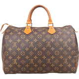 Louis Vuitton Monogram Canvas Speedy 35 Handbag
