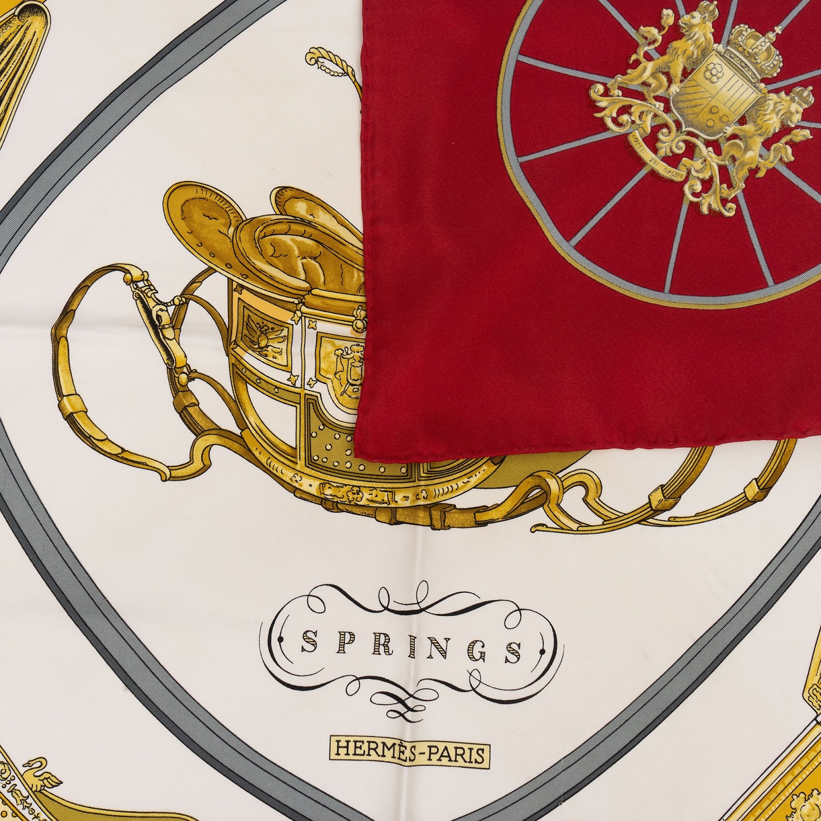 Hermès Silk Springs Carré 90 Tuch Scarf - vintageandkickz