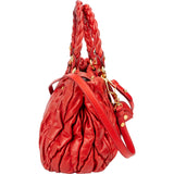 Miu Miu Quilted Leather Coffer Handbag