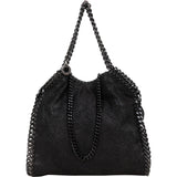 Stella McCartney Shaggy Falabella Fold Over Tote Crossbody Handbag