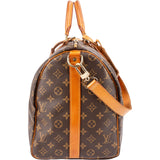 Louis Vuitton Monogram Canvas Keepall 50 Bandoulière Travel Bag