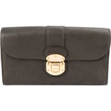 Louis Vuitton Olive Green Mahina Leather Amelia Wallet