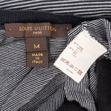 Louis Vuitton Navy Striped Knit V-Neck Sweater (M)