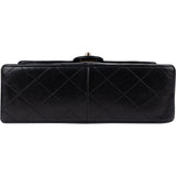 Chanel Quilted Lambskin 24K Gold Single Flap Crossbody Bag
