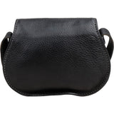 Chloé Grained Calfskin Small Marcie Saddle Crossbody Bag