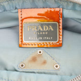 Prada Light Blue Tessuto Messenger Crossbody Bag