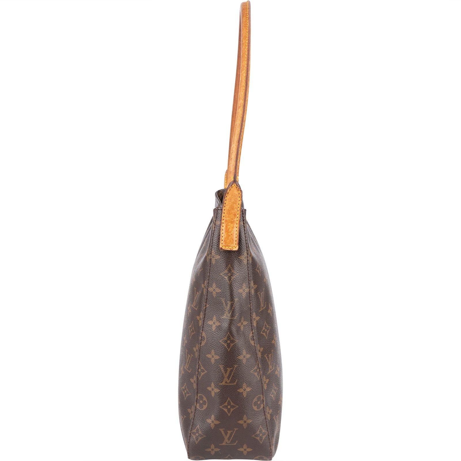 [🔄️B15 / F10] Louis Vuitton Canvas Monogram Looping GM Shoulder Bag - vintageandkickz