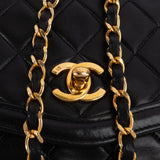 Chanel Quilted Lambskin 24K Gold Single Flap Crossbody Bag