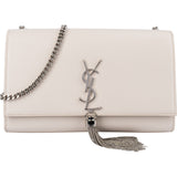 Saint Laurent Grained Leather Kate Tassel Chain Crossbody Bag