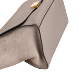 Celine Croc Embossed Suede Trapeze Bag Handbag