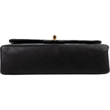 Chanel Quilted Lambskin 24K Gold Medium Double Flap Shoulder Bag