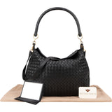 Bottega Veneta Intrecciato Leather Hobo Shoulder Bag