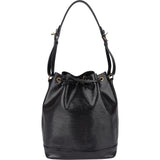 Louis Vuitton Noir Epi Leather Sac Noé Grande Shoulder Bag