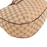 Gucci Monogram GG Web Stripe Shoulder Bag