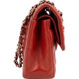 Chanel Quilted Lambskin Small Double Flap Shoulder Bag