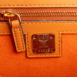 MCM Monogram Visetos Coated Canvas Patricia Satchel Handbag