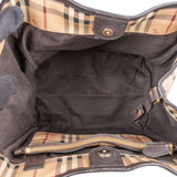 Burberry Haymarket Check Tote Shoulder Bag