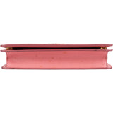 Prada Pink Saffiano Leather Wristlet Wallet Pouch Bag
