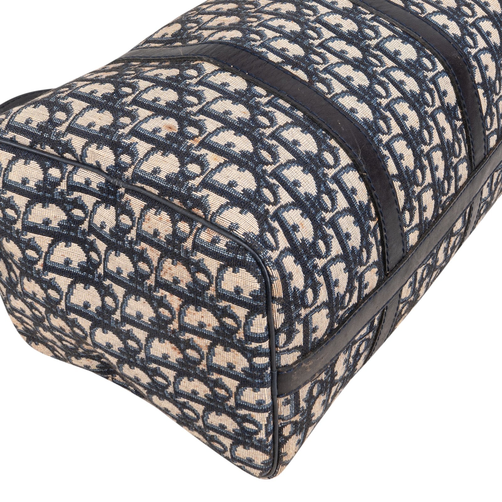 Christian Dior Trotter Monogram Oblique Boston Handbag - vintageandkickz