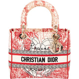 Christian Dior Embroidered Canvas D-Lite D-Royaume d`Amour Handbag