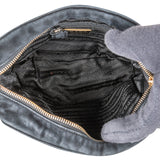 Prada Suede Small Camera Shoulder Bag