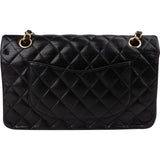 Chanel Quilted Lambskin Medium Double Flap Shoulder Bag