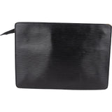 Louis Vuitton Noir Epi Leather Pochette Homme Clutch