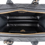Chanel Quilted Lambskin CC Stitched Vanity Crossbody Handbag