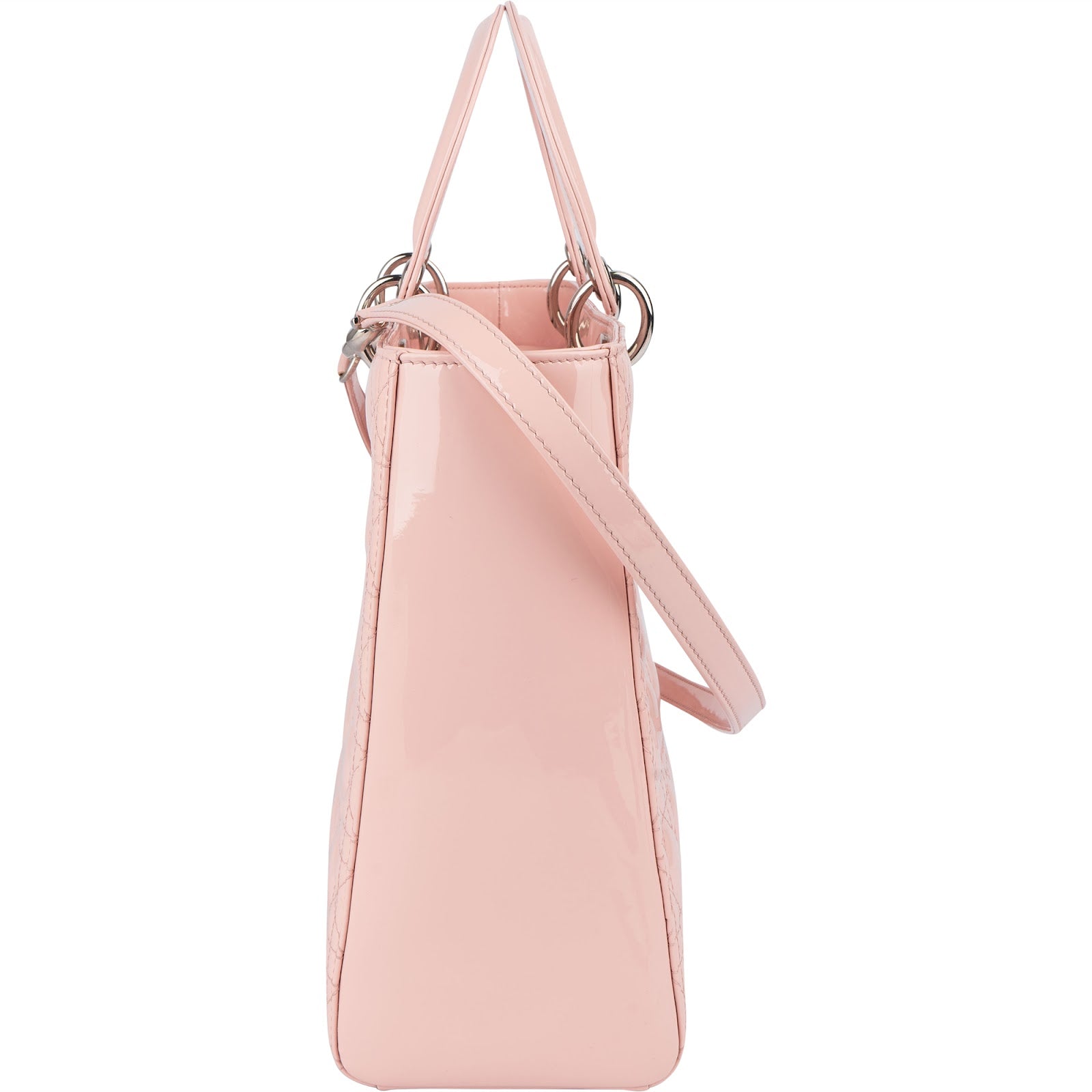 [🔄️B11 / F22] Dior Patent Calfskin Lady D-Joy Handbag - vintageandkickz