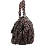 Miu Miu Matelassé Leather Coffer Handbag