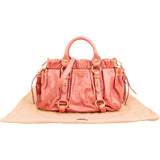 Miu Miu Vitello Lux Bow Small Crossbody Handbag