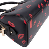 Kate Spade Rowe Mini Satchel Lip Print Handbag