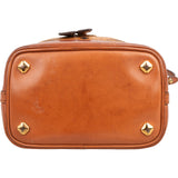 MCM Monogram Visetos Heritage Drawstring Bucket Crossbody Bag