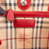 Burberry Nova-Check Monogram Haymarket Hobo Shoulder Bag