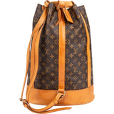 Louis Vuitton Monogram Canvas Randonnee GM Backpack Shoulder Bag