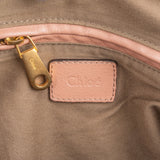 Chloé Pink Grained Calfskin Marcie Handbag