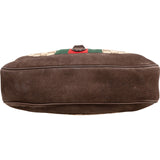 Gucci Monogram GG Canvas Nubuk New Jackie Hobo Shoulder Bag