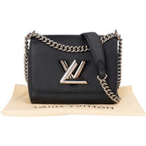 Louis Vuitton Noir Epi Leather Twist PM Crossbody Bag