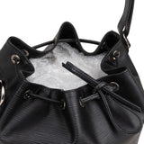 Louis Vuitton Noir Epi Leather NM Sac Noé Petit Shoulder Bag