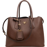 Prada Saffiano Cuir Leather Large Galleria Tote Shoulder Bag