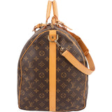 Louis Vuitton Monogram Canvas Keepall 60 Bandoulière Travel Bag