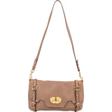 Miu Miu Leather Cervo Flap Turnlock Crossbody Shoulder Bag
