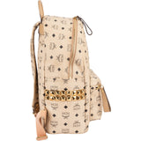 MCM Monogram Visetos Studs Backpack