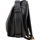 Chloé Grained Leather Mini Marcie Saddle Crossbody Bag