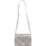 Christian Dior Metallic Patent Leather Diorama Flap Crossbody Bag