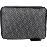 Fendi Monogram FF Canvas Pouch Accessoires Case Clutch