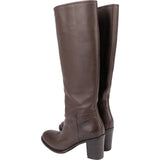 Prada Brown Pebbled Leather Knee-High Boots (38)